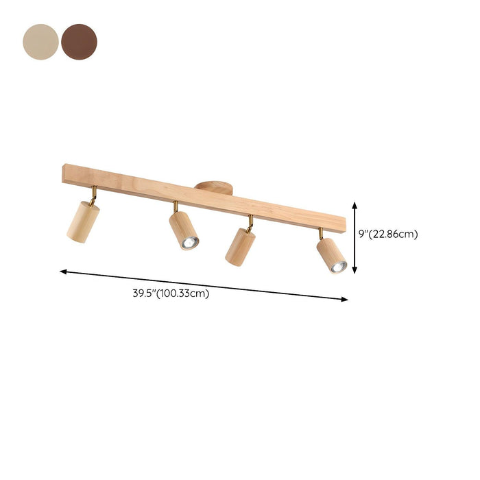 Natural Wood Beam Spotlight Light-DWHOME