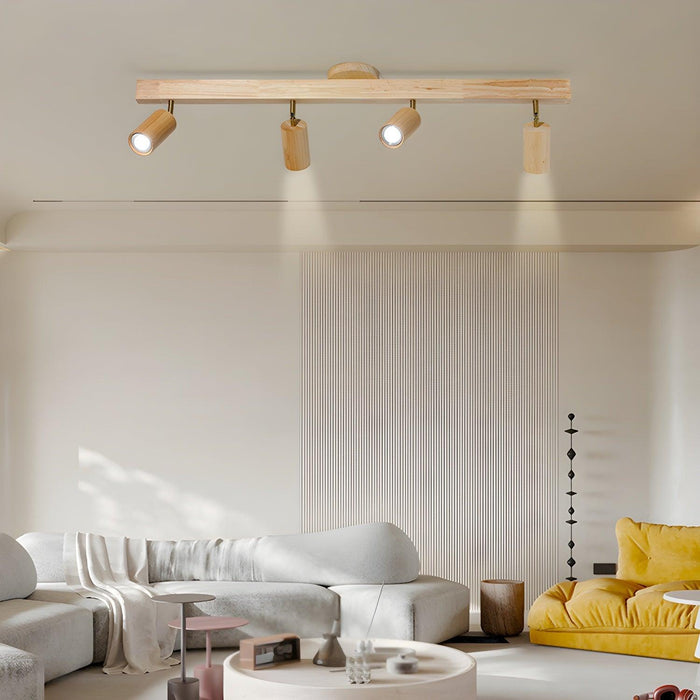 Natural Wood Beam Spotlight Light-DWHOME