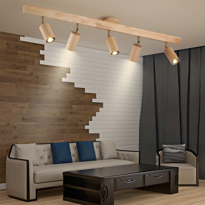 Natural Wood Beam Spotlight Light-DWHOME