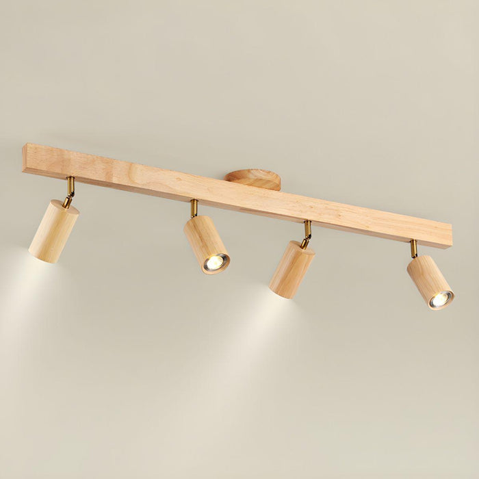 Natural Wood Beam Spotlight Light-DWHOME