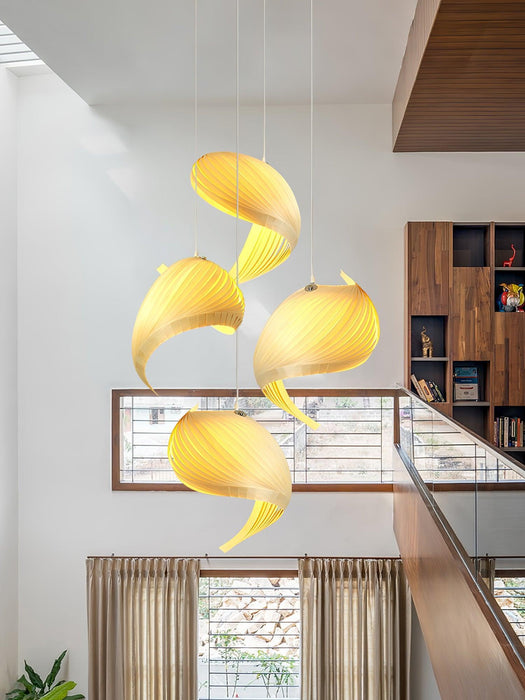 Nautilus Shell Pendant Light-DWHOME