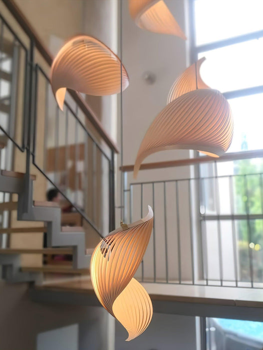 Nautilus Shell Pendant Light-DWHOME