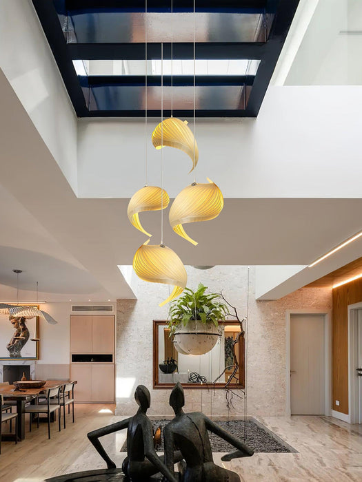 Nautilus Shell Pendant Light-DWHOME