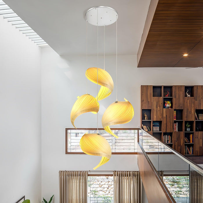 Nautilus Shell Pendant Light-DWHOME