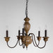 Neddy Wood Chandelier-DWHOME