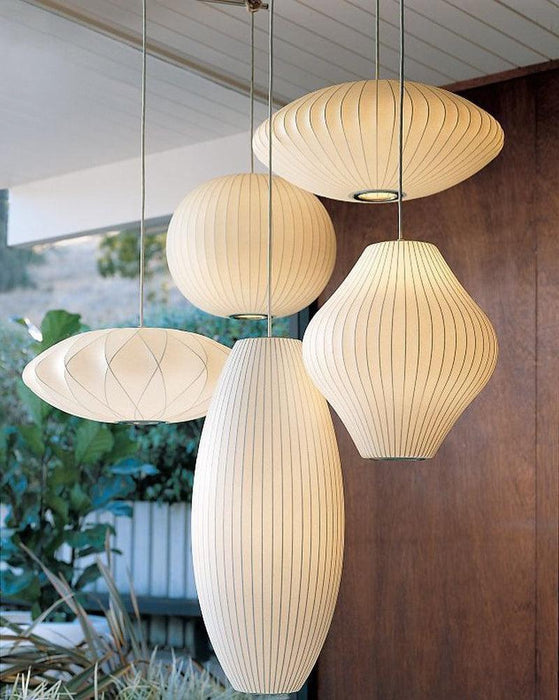 Bubble Mulberry Silk Pendant Lamp-DWHOME