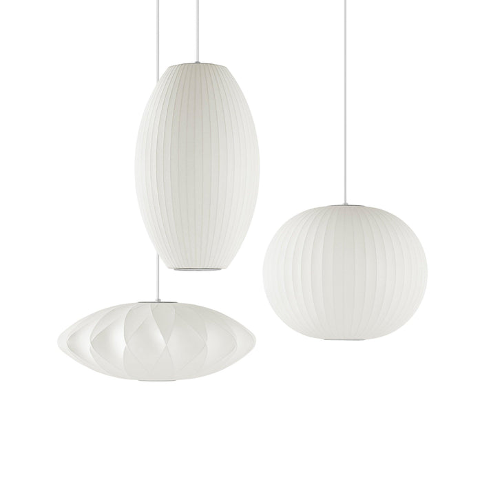 Bubble Mulberry Silk Pendant Lamp-DWHOME