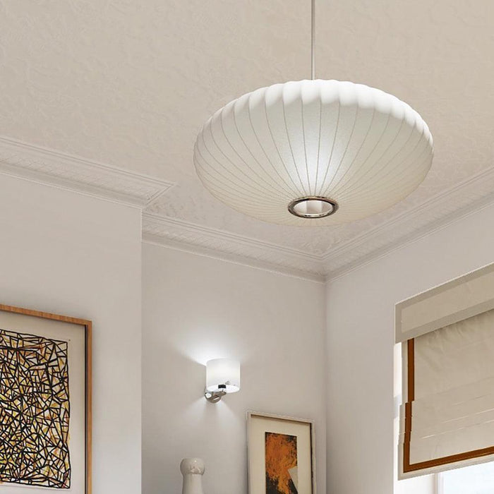 Bubble Mulberry Silk Pendant Lamp-DWHOME