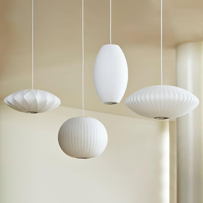 Bubble Mulberry Silk Pendant Lamp-DWHOME