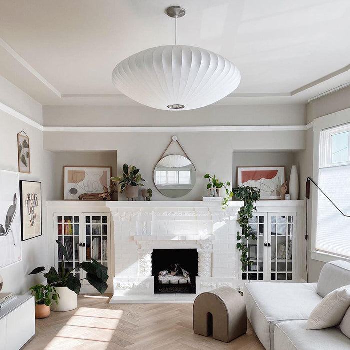 Bubble Mulberry Silk Pendant Lamp-DWHOME