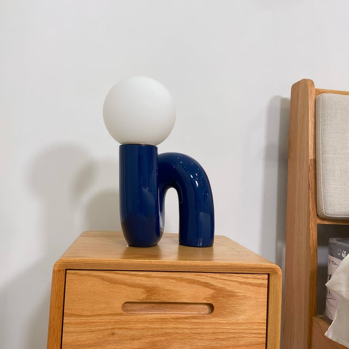 Playful N Shape Table Lamp-DWHOME