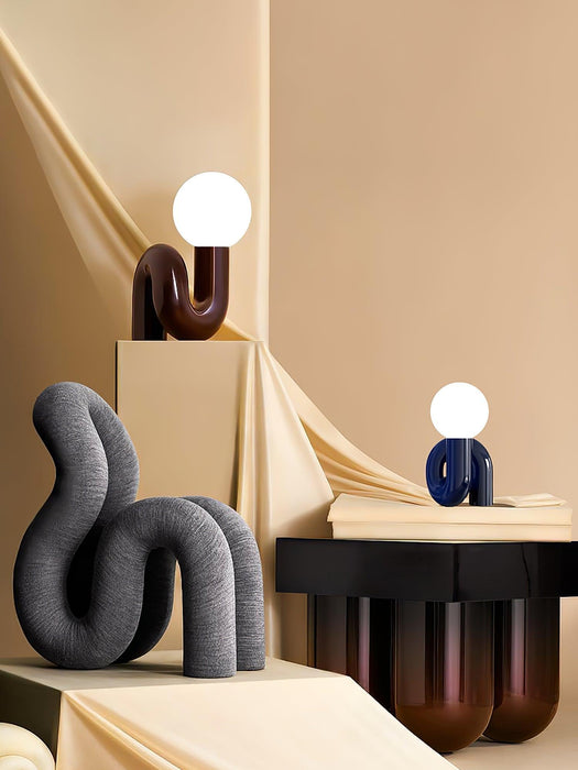Playful N Shape Table Lamp-DWHOME