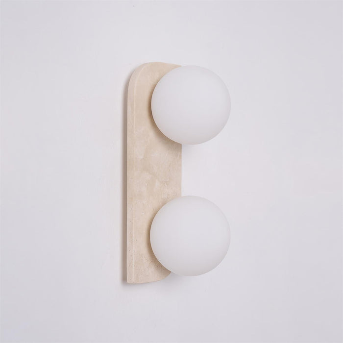 Elysian Travertine Plug - in Wall Light - Vakkerlight