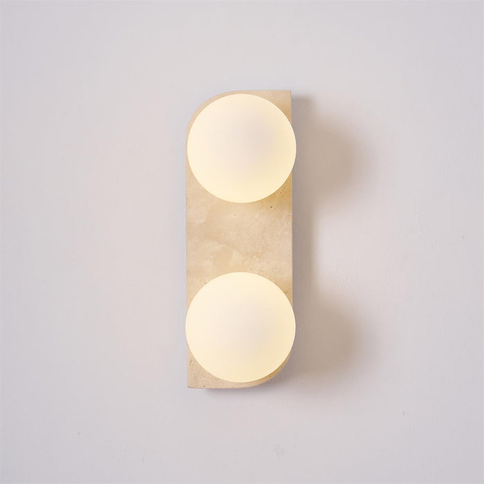 Elysian Travertine Plug - in Wall Light - Vakkerlight
