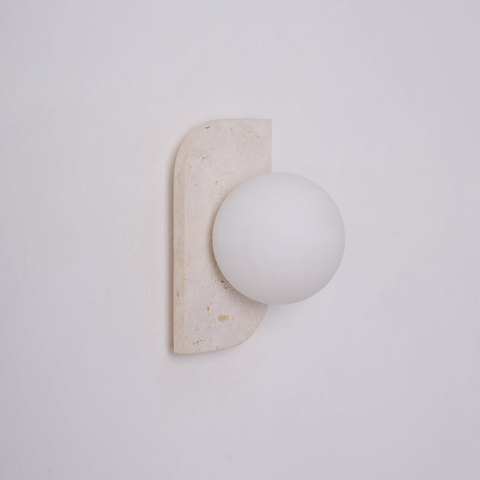 Elysian Travertine Plug - in Wall Light - Vakkerlight