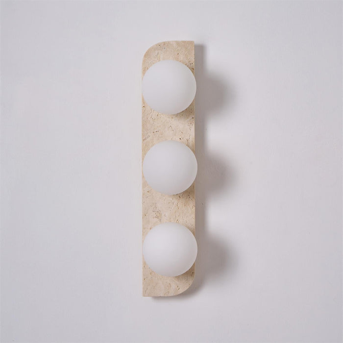 Elysian Travertine Plug - in Wall Light - Vakkerlight