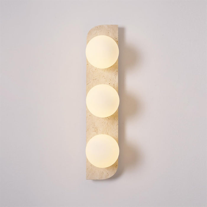 Elysian Travertine Plug - in Wall Light - Vakkerlight