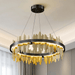 Nera Brushed Brass Modern Chandelier - DWHOME