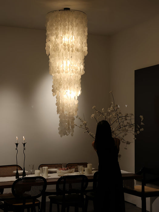 Nerida Shell Chandelier-DWHOME
