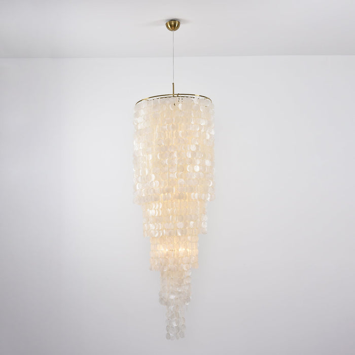 Nerida Shell Chandelier-DWHOME