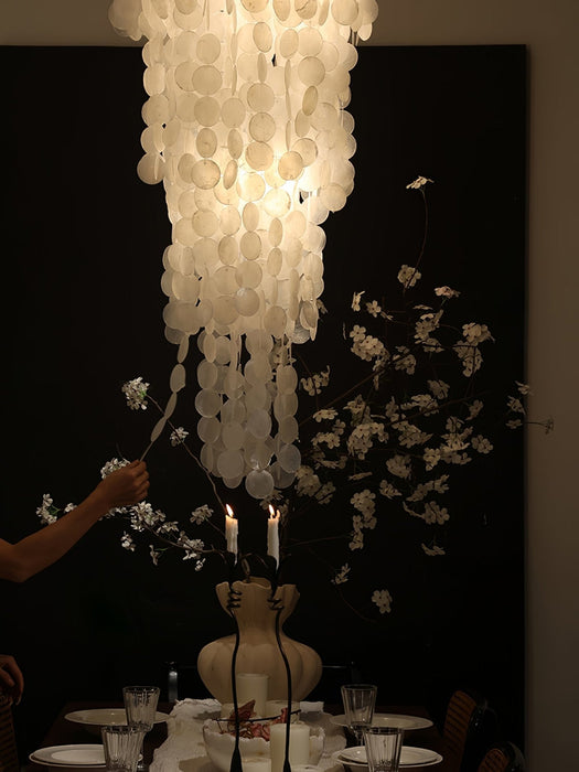 Nerida Shell Chandelier-DWHOME