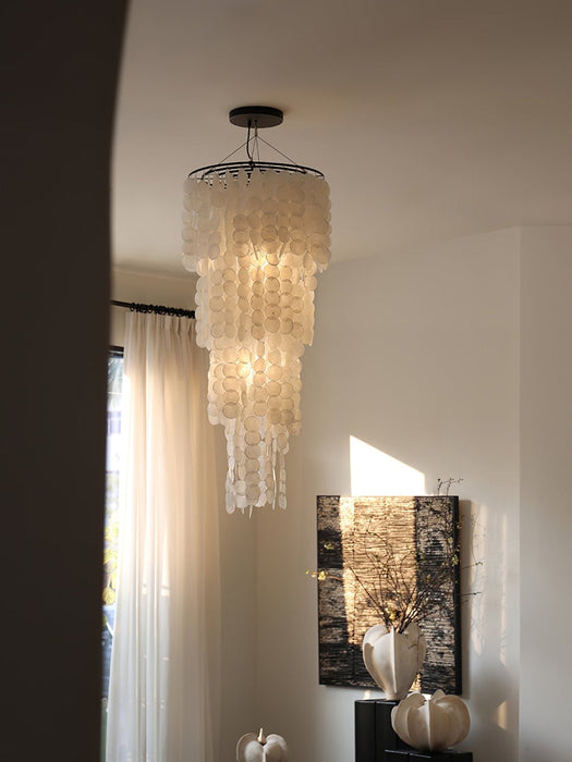 Nerida Shell Chandelier-DWHOME