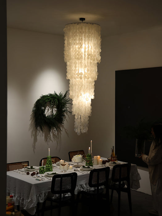 Nerida Shell Chandelier-DWHOME