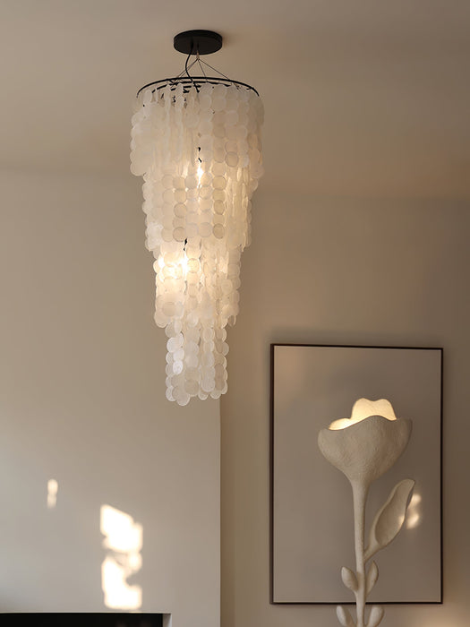 Nerida Shell Chandelier-DWHOME