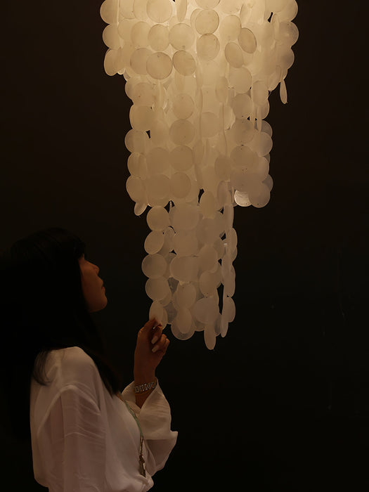Nerida Shell Chandelier-DWHOME