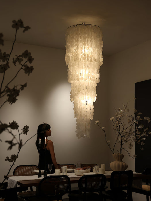 Nerida Shell Chandelier-DWHOME