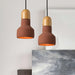 Nessa Wood Pendant Light-DWHOME