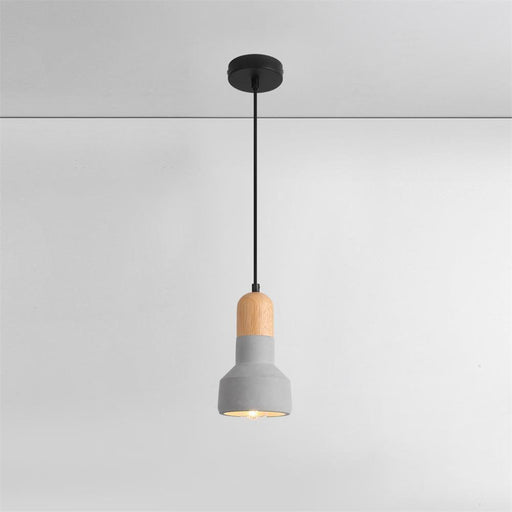 Nessa Wood Pendant Light-DWHOME