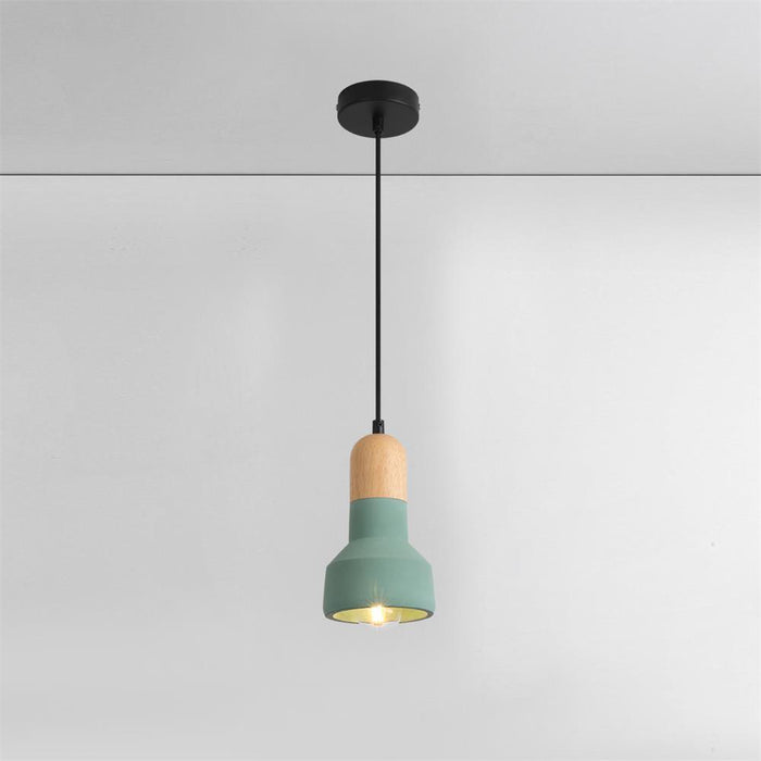 Nessa Wood Pendant Light-DWHOME