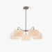 Nickel Glass Persimmon Chandelier-DWHOME