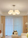 Nickel Glass Persimmon Chandelier-DWHOME