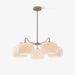 Nickel Glass Persimmon Chandelier-DWHOME