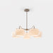 Nickel Glass Persimmon Chandelier-DWHOME