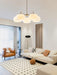 Nickel Glass Persimmon Chandelier-DWHOME