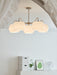 Nickel Glass Persimmon Chandelier-DWHOME