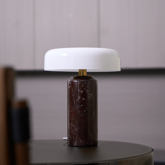 Lunara Marble Table Lamp-DWHOME