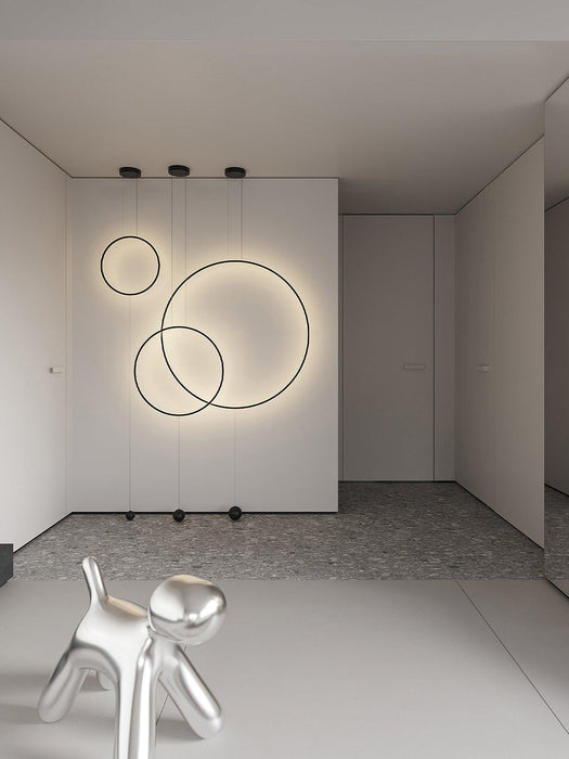Nightfall Circle Pendant Light-DWHOME