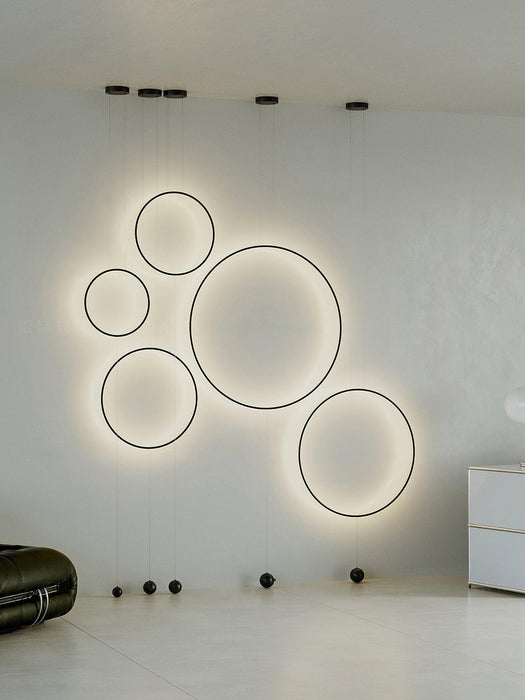 Nightfall Circle Pendant Light-DWHOME