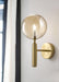Nilsen Ball Shaped Glass Wall Light - DWHOME