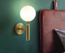 Nilsen Ball Shaped Glass Wall Light - DWHOME