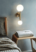 Nilsen Ball Shaped Glass Wall Light - DWHOME