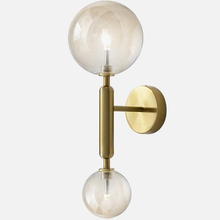 Nilsen Ball Shaped Glass Wall Light - DWHOME