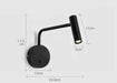 Njála Swing Arm Wall Lamp-DWHOME