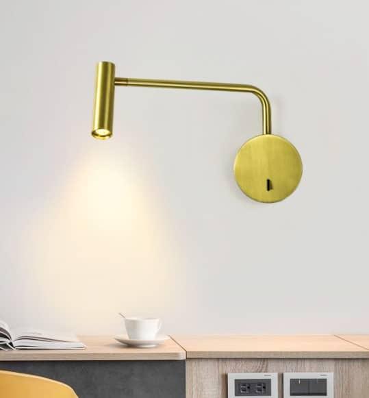 Njála Swing Arm Wall Lamp-DWHOME