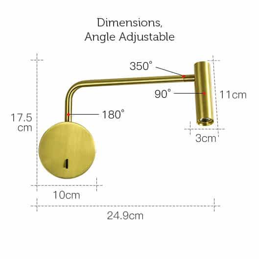 Njála Swing Arm Wall Lamp-DWHOME