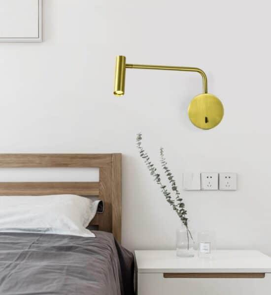 Njála Swing Arm Wall Lamp-DWHOME